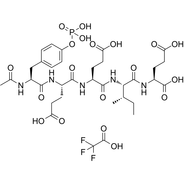 Ac-Tyr(PO3H2)-Glu-Glu-Ile-Glu-OH TFA